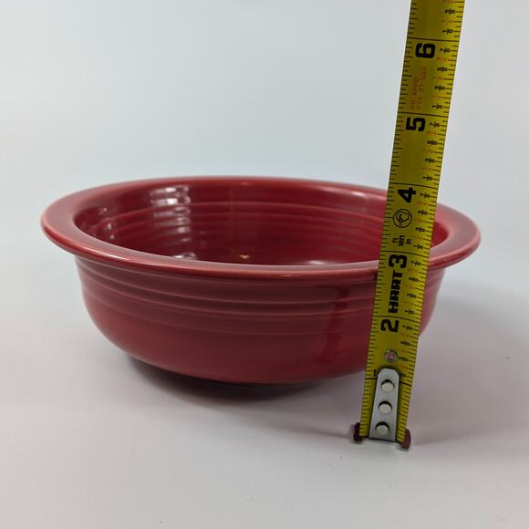 Fiestaware Cinnabar 2006 Vegetable Bowl Retired Replacement Modern Vintage 06-10 - Picture 8 of 10